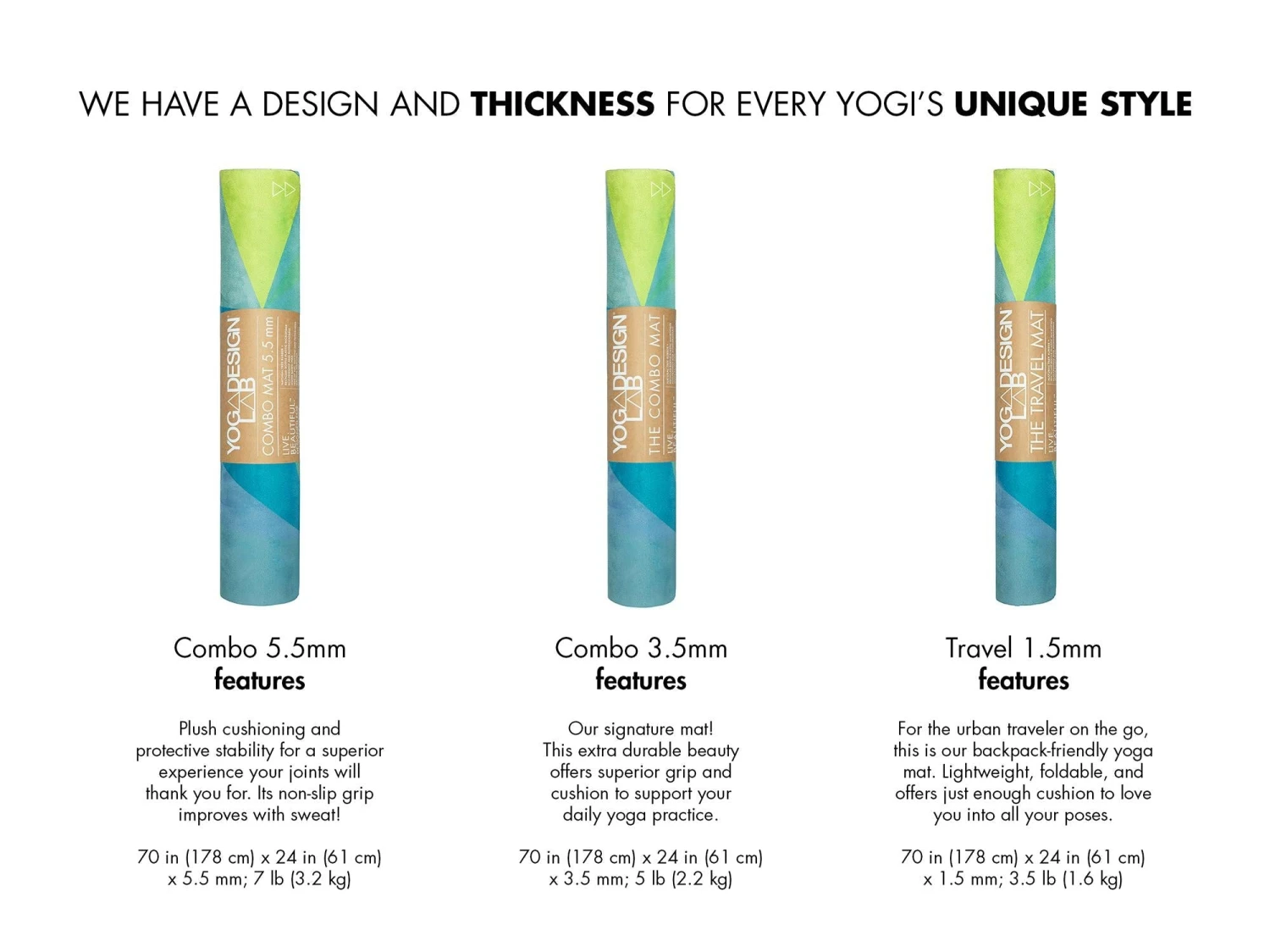 Combo Yoga Mat 3.5mm Geo - Image 5