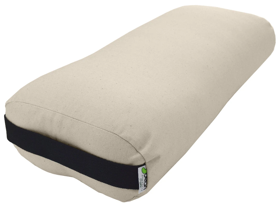 Premium Organic Cotton Yoga Bolster - Round, Rectangle, Pranayama Shapes - Image 2