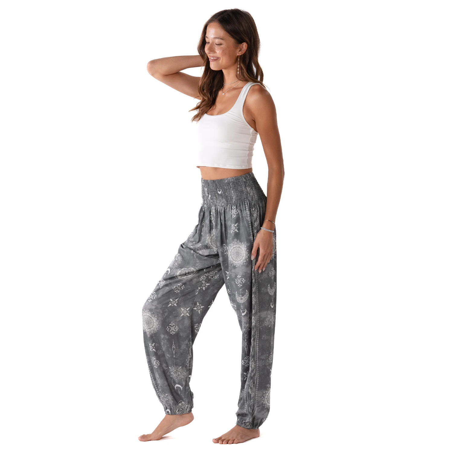 Celestial Grey Harem Pants - Image 6