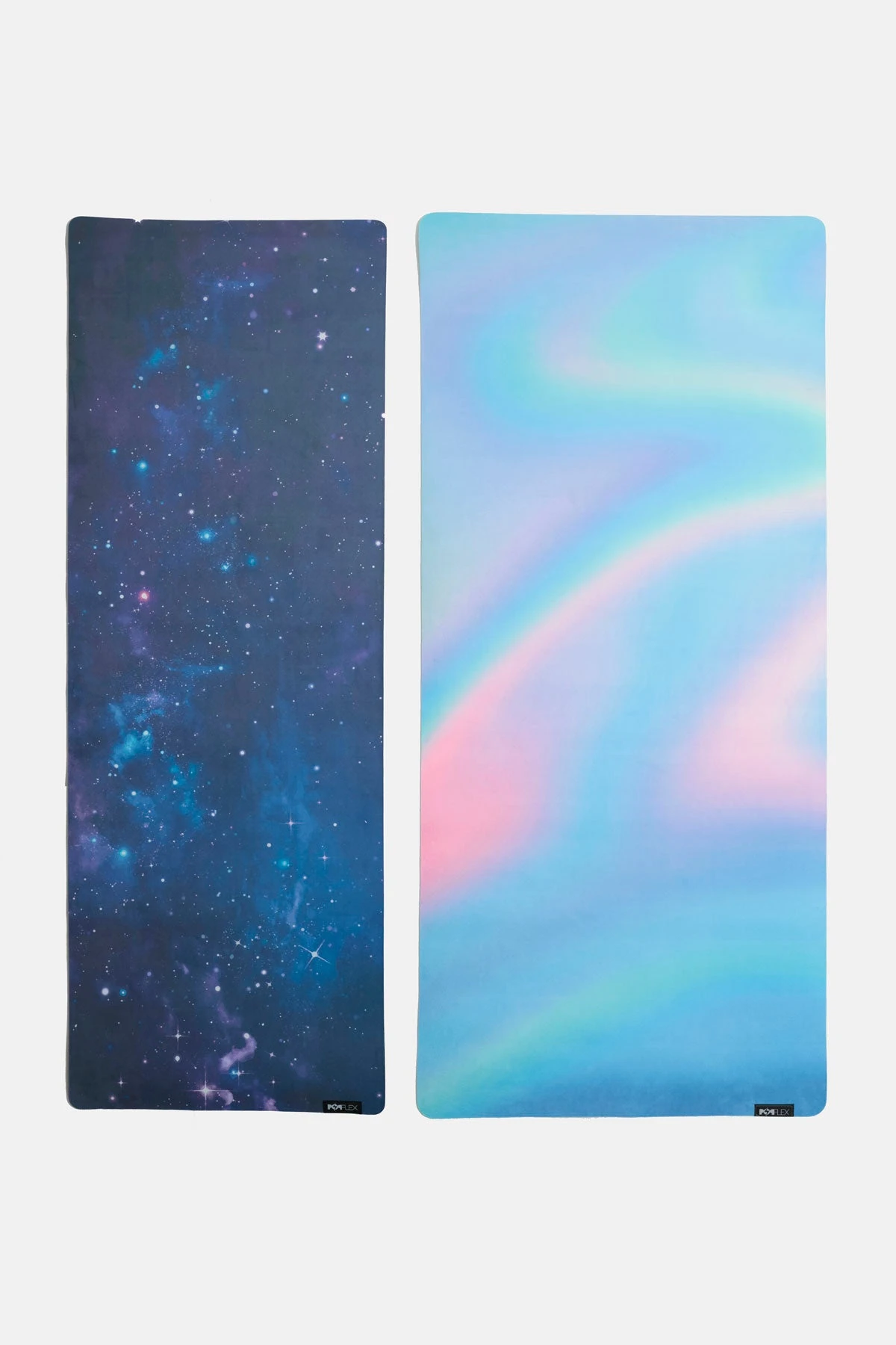 Super Wide 32” Vegan Suede Yoga Mat - Holographic - Image 5