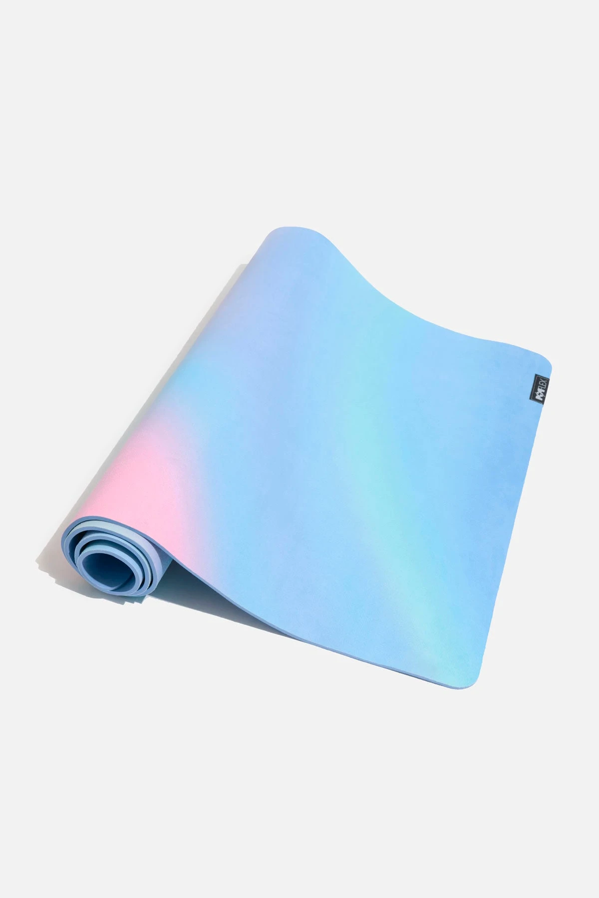 Super Wide 32” Vegan Suede Yoga Mat - Holographic - Image 8