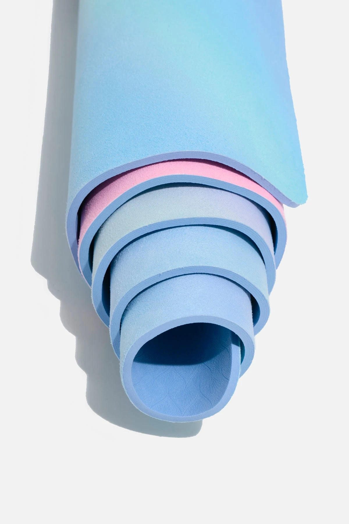 Super Wide 32” Vegan Suede Yoga Mat - Holographic - Image 9