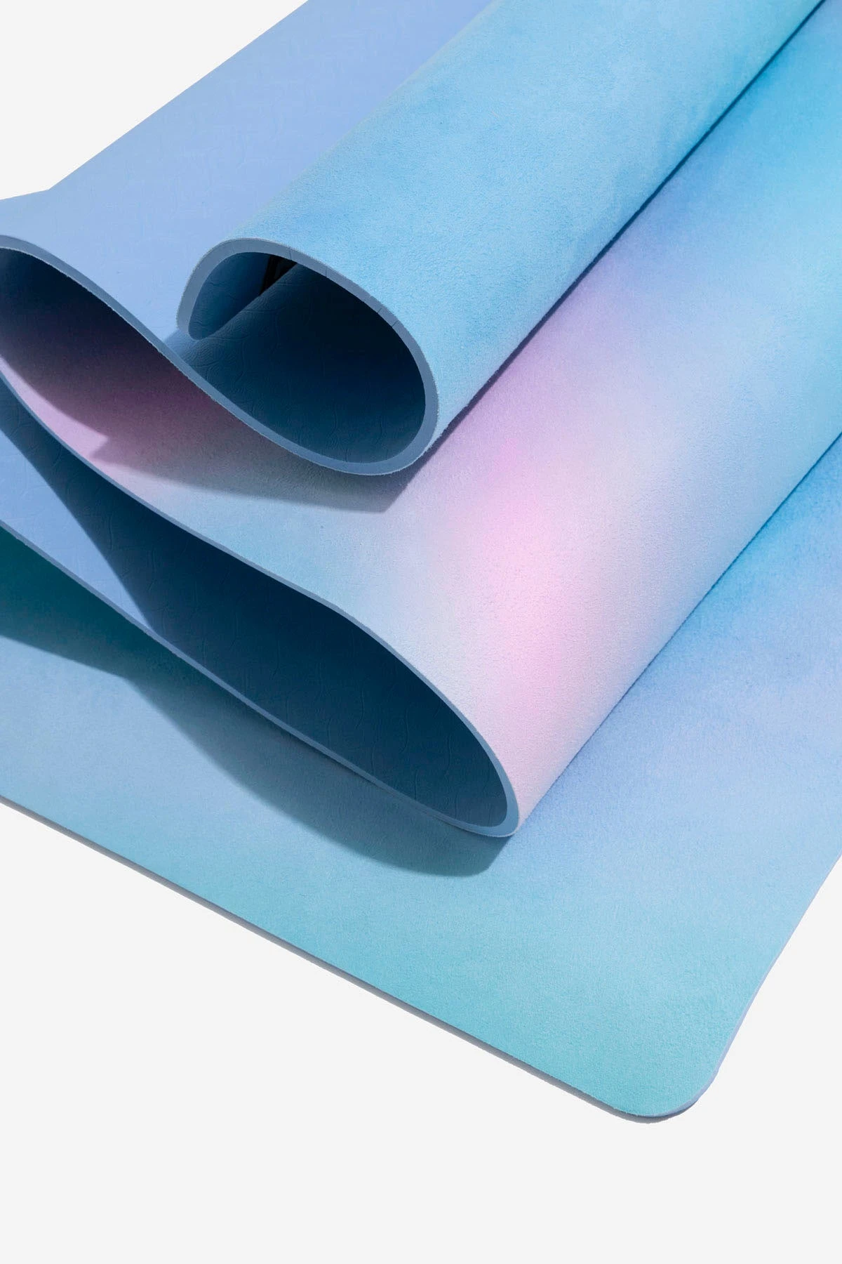 Super Wide 32” Vegan Suede Yoga Mat - Holographic - Image 10