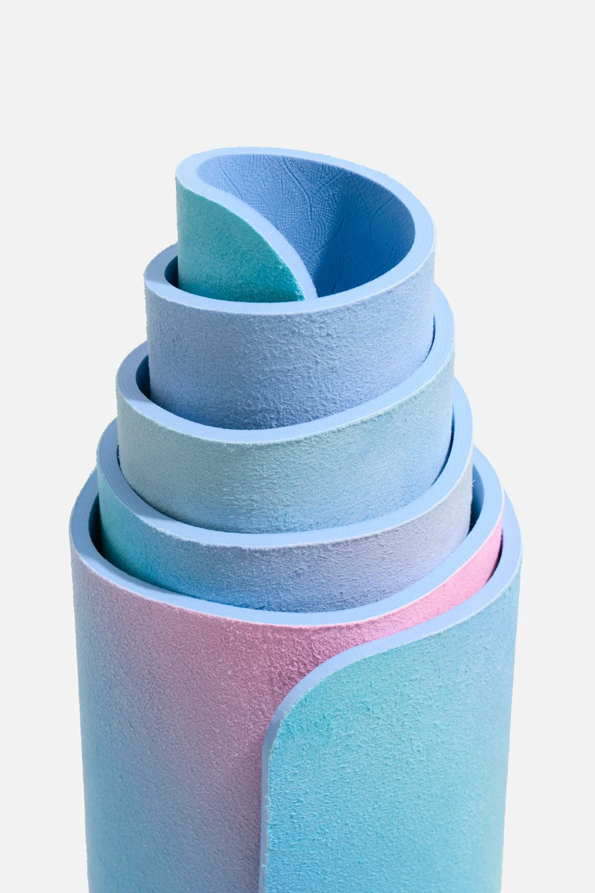 Super Wide 32” Vegan Suede Yoga Mat - Holographic - Image 7