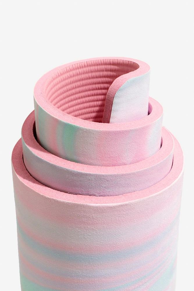 CloudCushion Vegan Suede Yoga Mat - Prismatic 0.5β Thick - Image 7