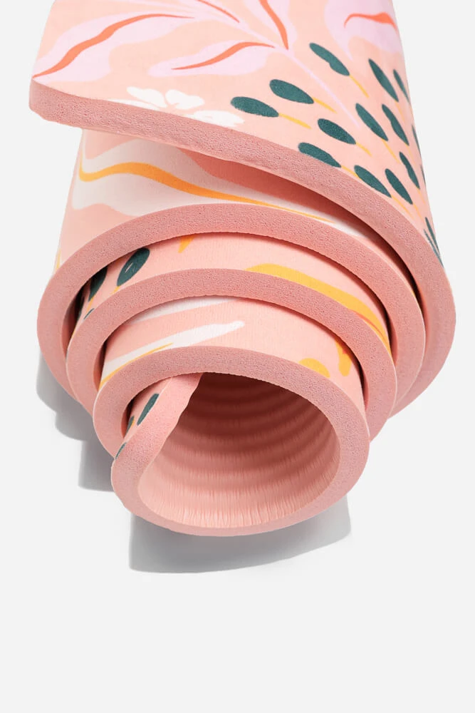 CloudCushion Vegan Suede Yoga Mat - Mandarin Hypnosis 0.5” Thick - Image 7