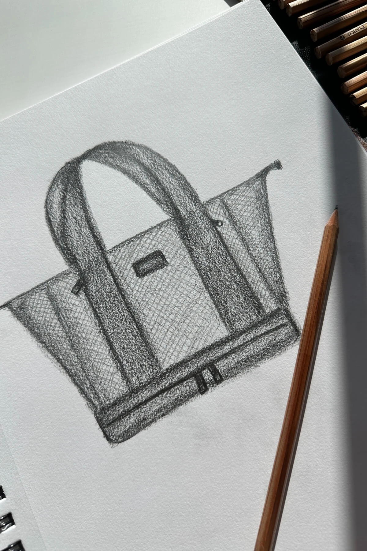 Big Beach Carryall Bag - Midnight Palm - Image 3