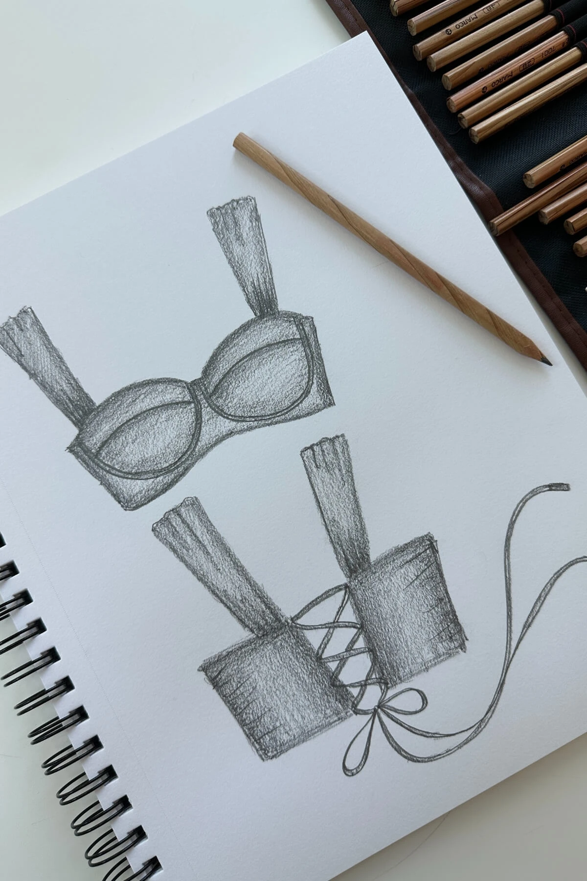 Boardwalk Bombshell Bikini Top - Black Rib - Image 3