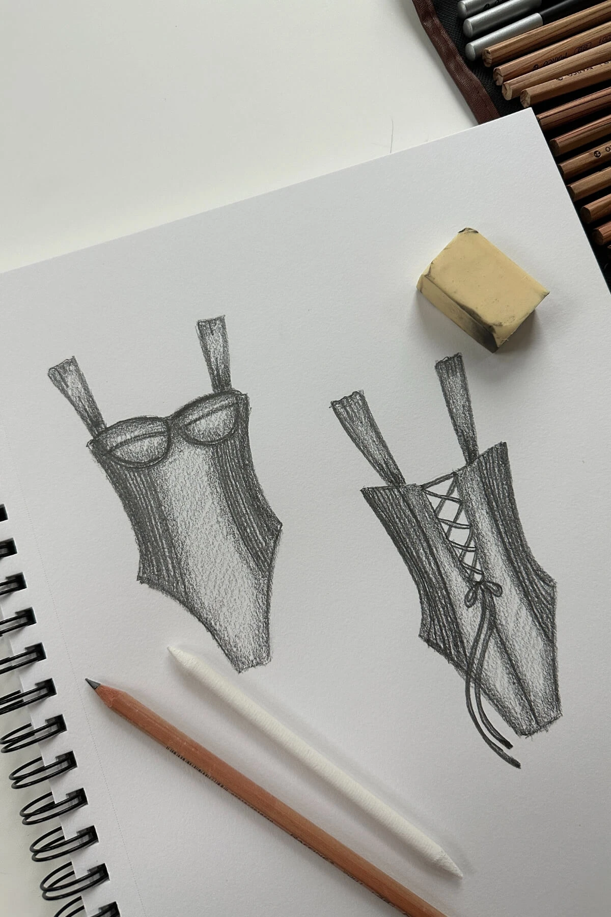 Boardwalk Bombshell One Piece - Blue Palm - Image 3