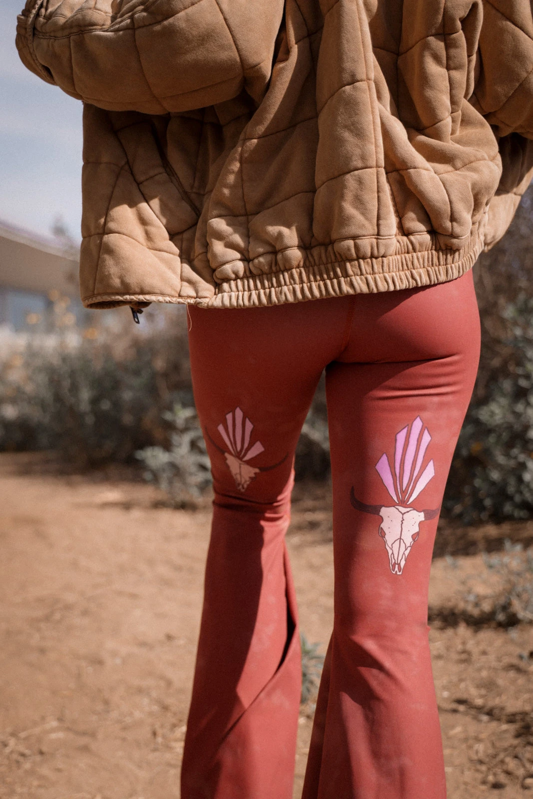 Bell Bottom Long- Buffalo Princess Rust - Image 5