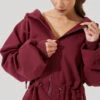 Cloud Romper - Red Wine