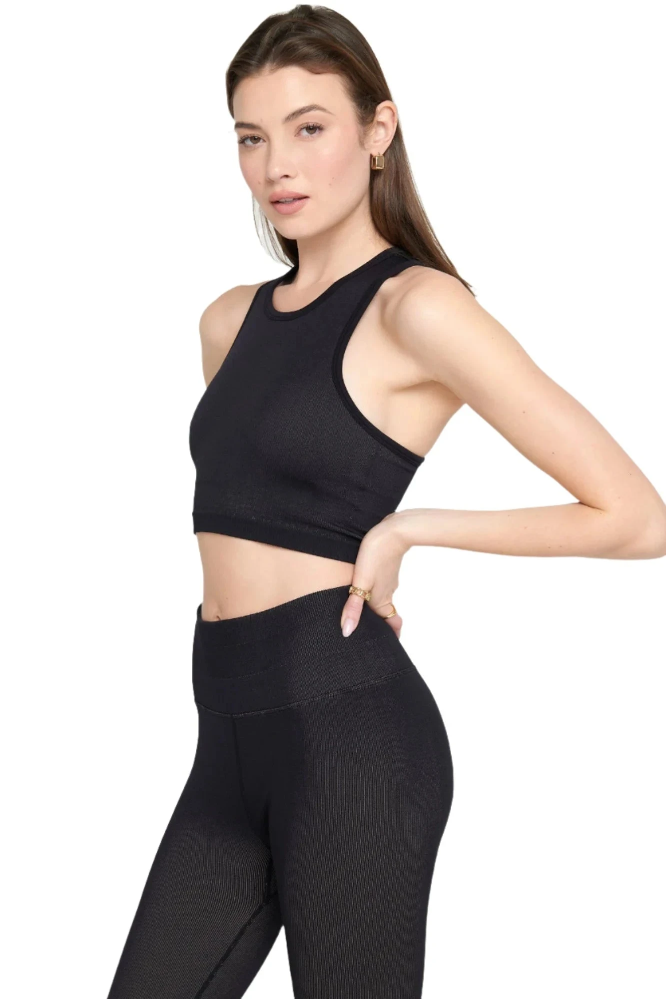 Spiritual Gangster Icon Jacquard Crop Tank - Image 2