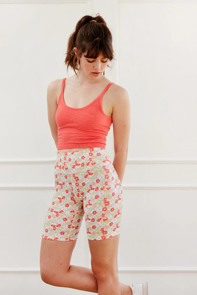 Ditsy Floral Harper Biker Shorts 8" - Image 2