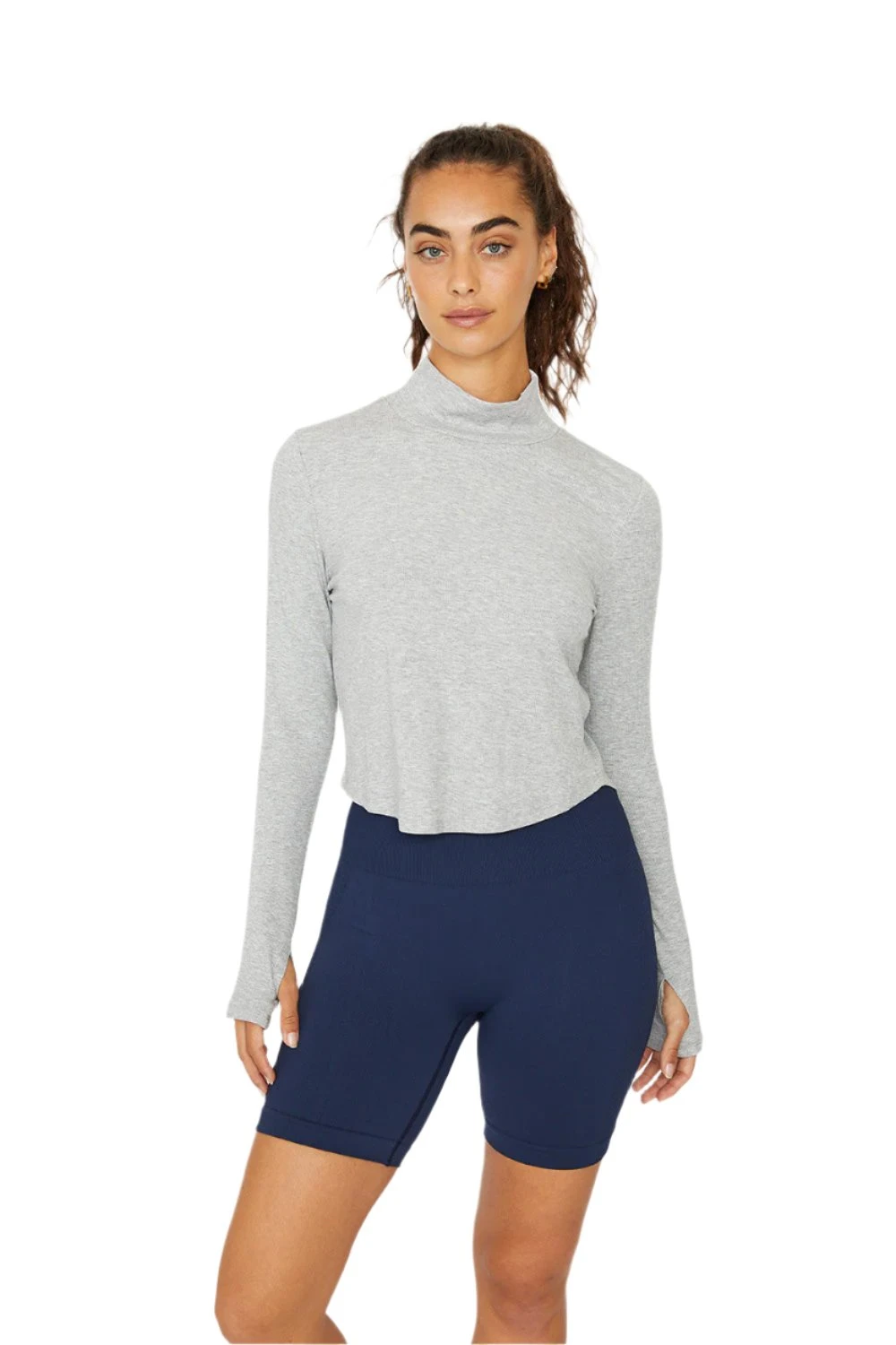 Izzy Mock Neck Long-Sleeve Top - Image 2