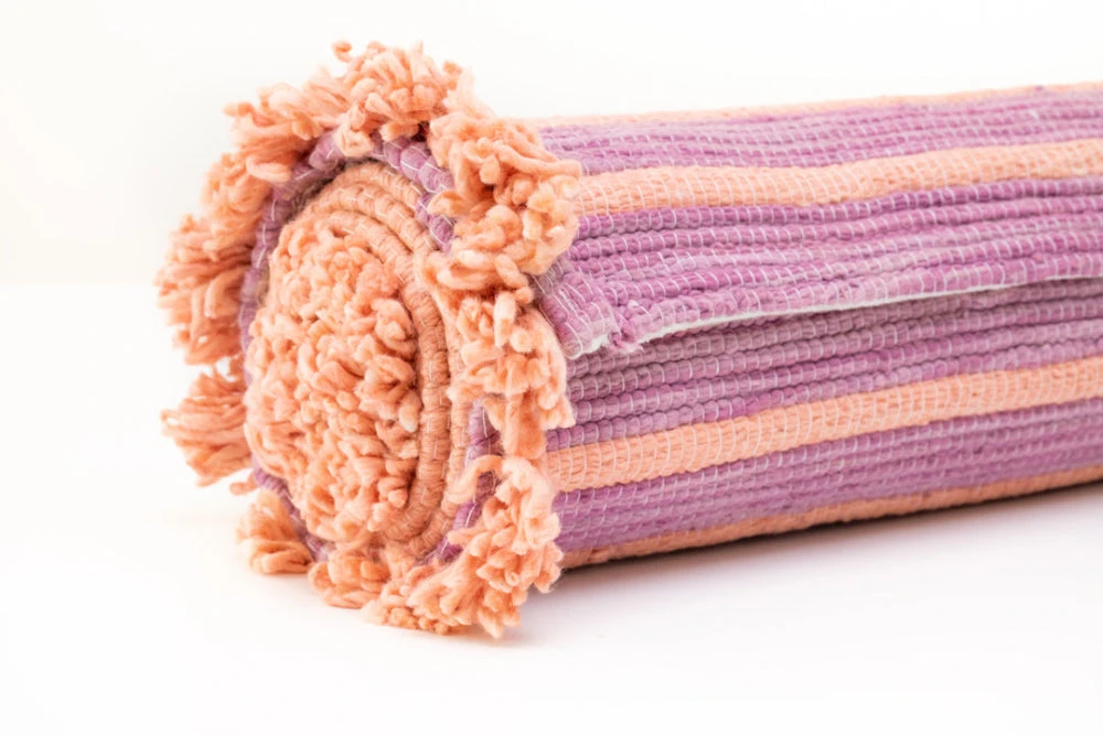 Madder Root & Sappan Wood Ayurvedic Yoga Mat - Long - Image 5