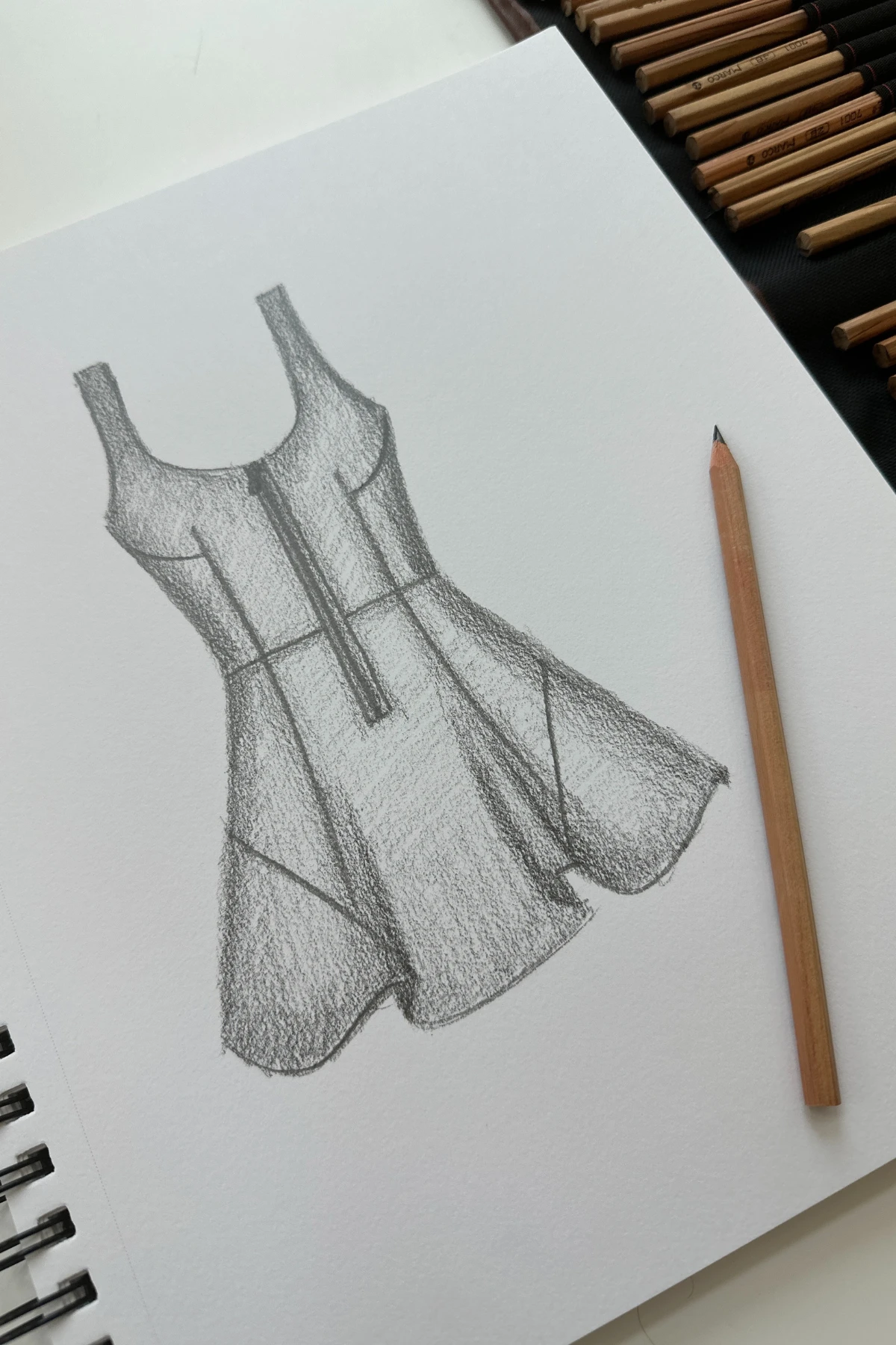 Matchpoint Workout Dress With Zipper - Blue Stone - Image 4