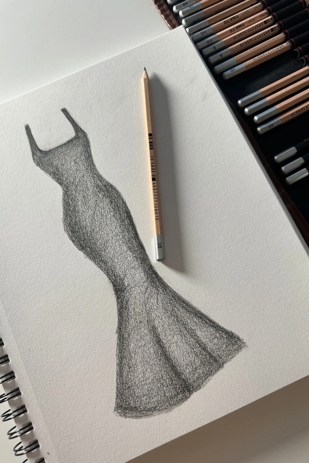 Hourglass Maxi Dress - White - Image 3