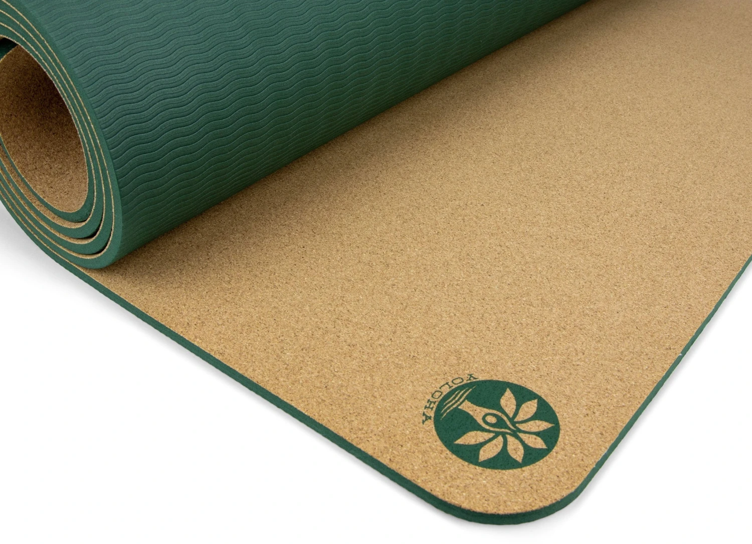 Pond Of Harmony Aura Cork Yoga Mat + Plant Foam - Image 3