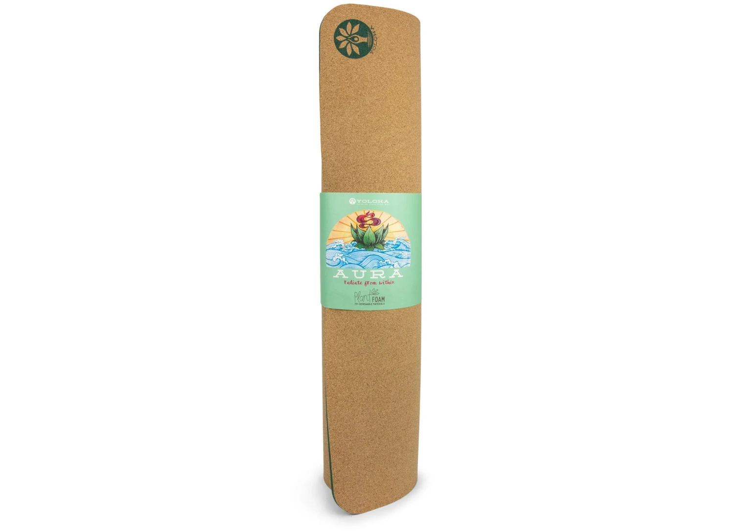 Mountain Magic Aura Cork Yoga Mat + Plant Foam - Image 4