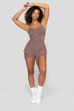 Supershort™ Runsie - Peppercorn