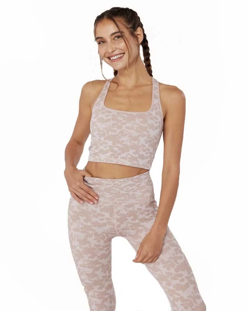 Spiritual Gangster Athena Jacquard Longline Bra - Image 2