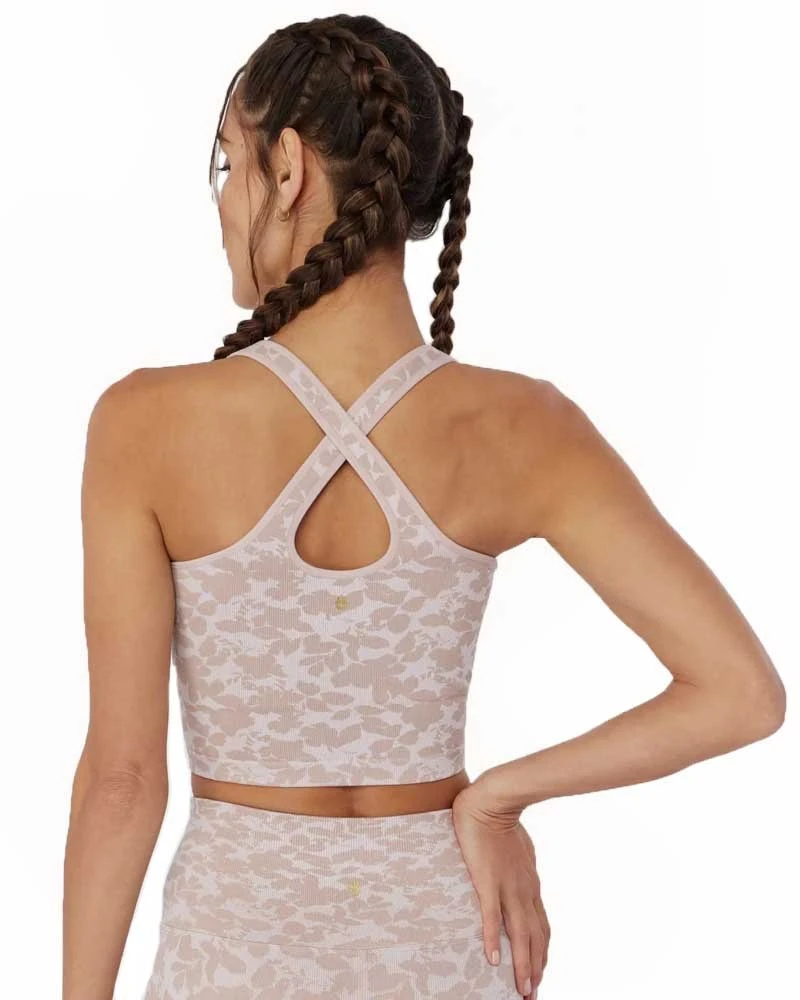 Spiritual Gangster Athena Jacquard Longline Bra - Image 3