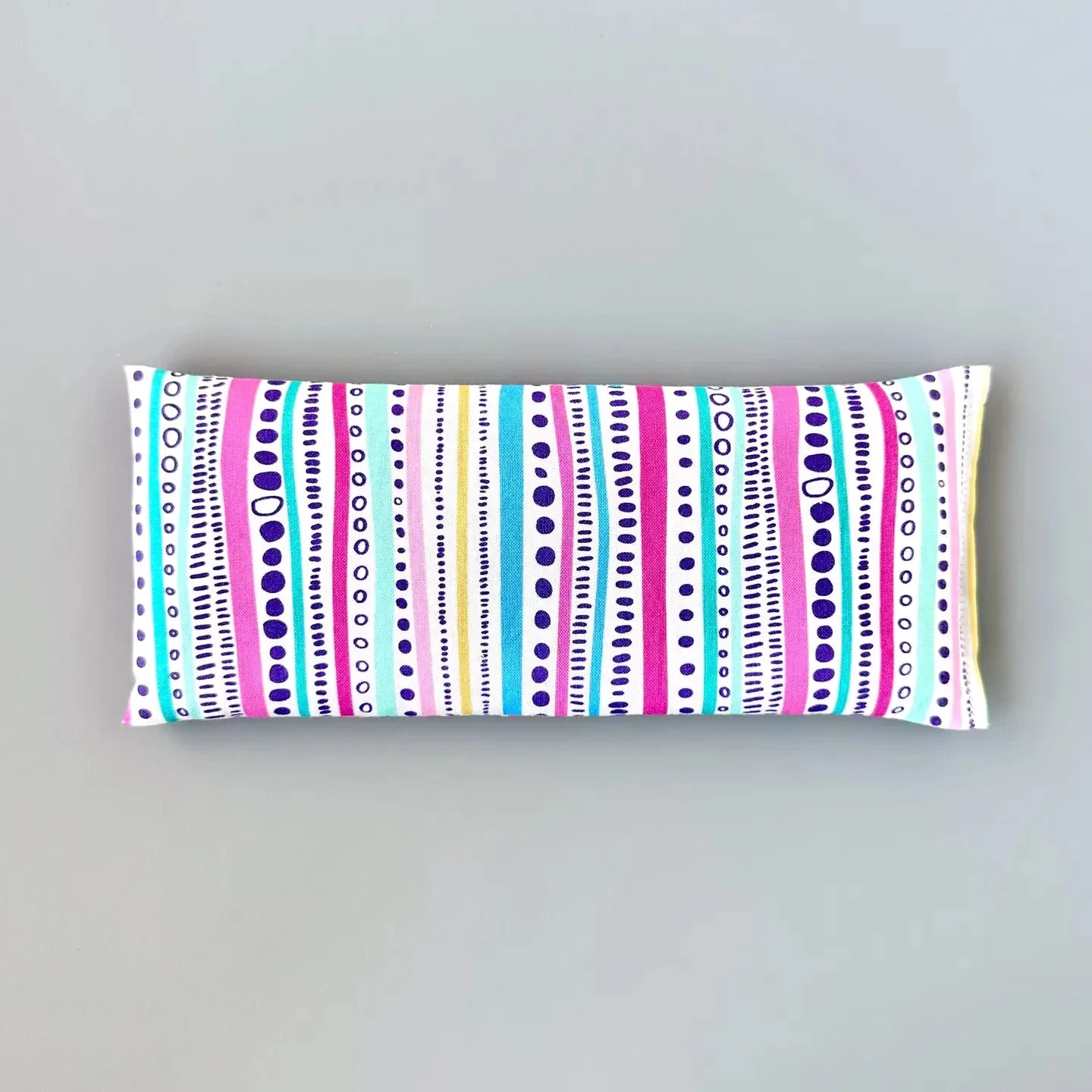 Flaxseed And Lavender Eye Pillow - Removable Cover - Image 3