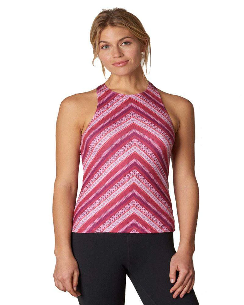 Prana Boost Printed Yoga Top - Image 8