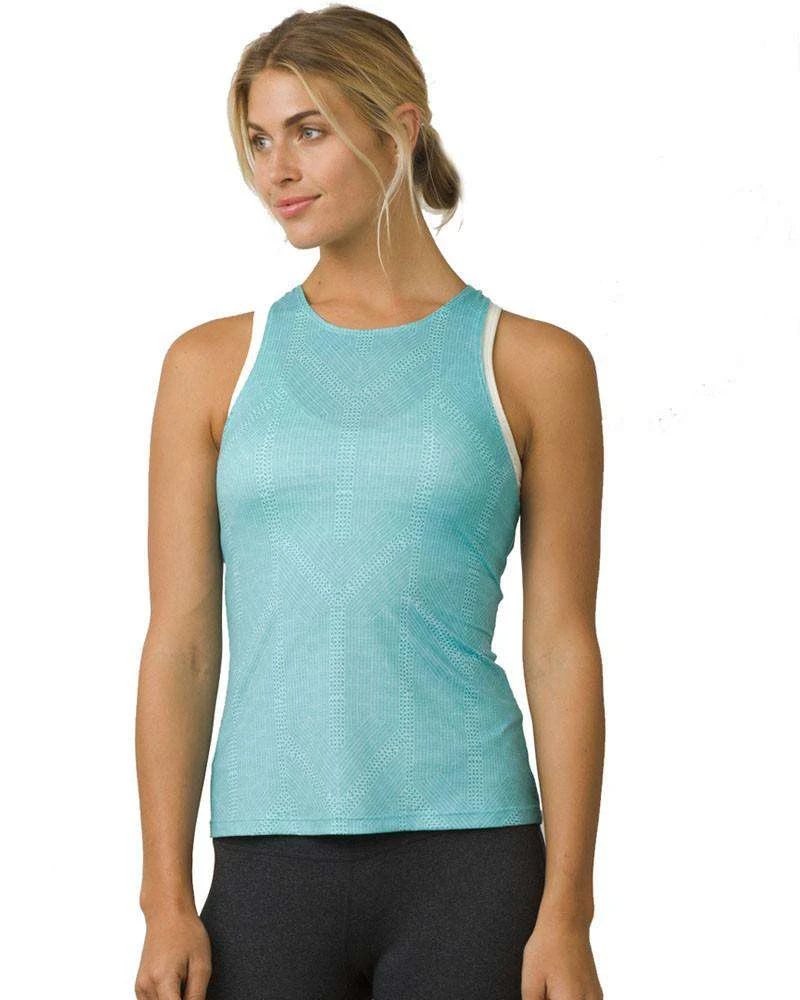 Prana Boost Printed Yoga Top - Image 2