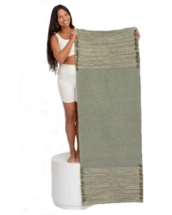 Jade & Jute - Naturally Dyed Herbal 5mm Yoga Mat