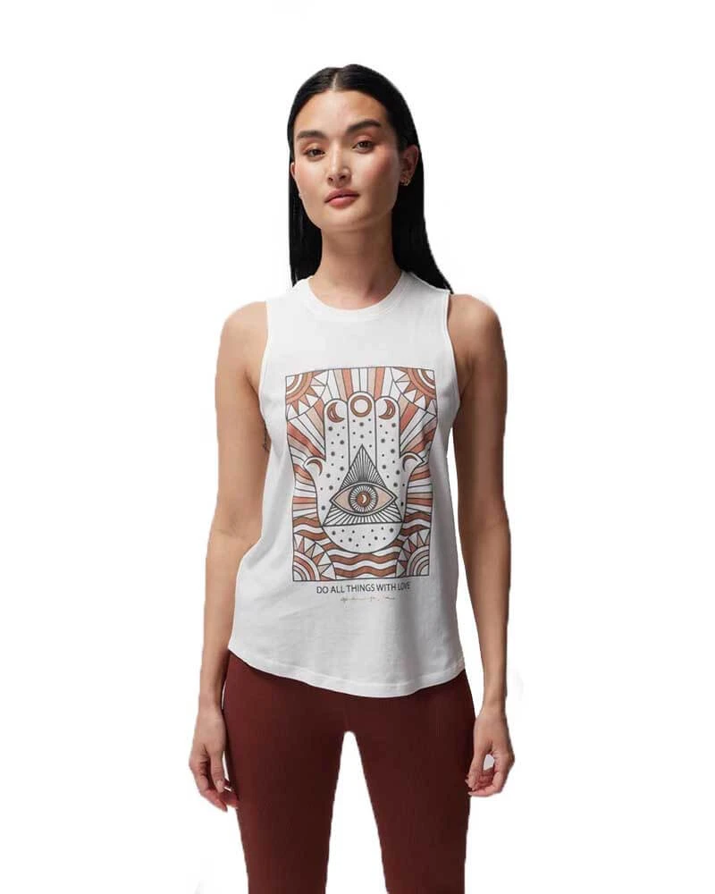 Spiritual Gangster Do All Things With Love Muscle Tank