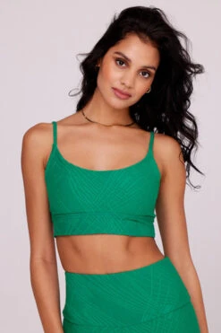 Onzie Selenite Flow Bra Forest Green