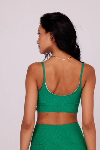 Onzie Selenite Flow Bra Forest Green - Image 2