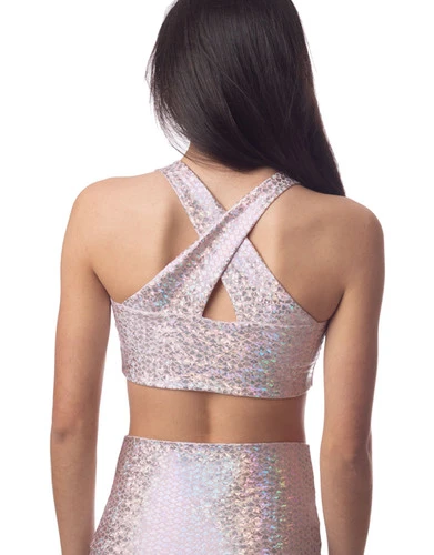 Emily Hsu Pink Mermaid Crop - Image 2