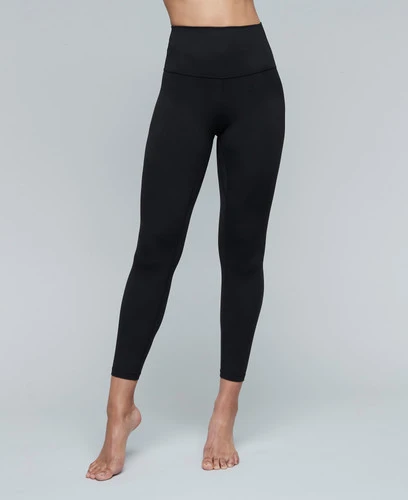 Moonchild Yogawear Lunar Luxe Leggings 26" Black Iris - Image 2