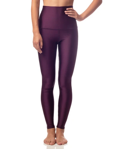 Emily Hsu Ultraluxe Leggings Cabernet - Image 3