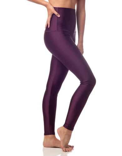 Emily Hsu Ultraluxe Leggings Cabernet - Image 4