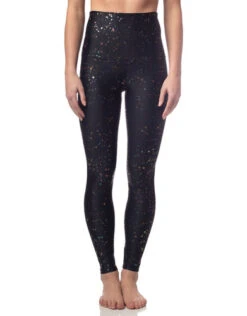 Emily Hsu Star Confetti Foil Leggings