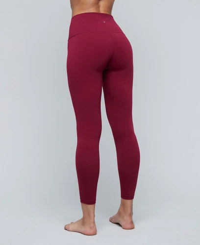 Moonchild Yogawear Lunar Luxe Legging 26" Persian Red - Image 2