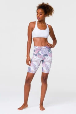 Onzie High Rise Biker Shorts Boho Botanical