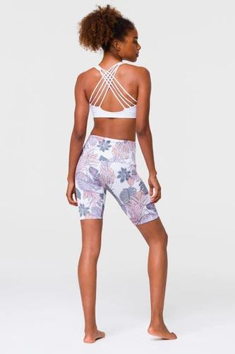 Onzie High Rise Biker Shorts Boho Botanical - Image 2