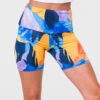 Onzie High Rise Biker Short Tropic Glow