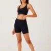 Onzie High Rise Mini Biker Shorts Black