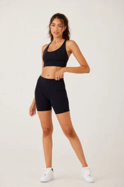 Onzie High Rise Mini Biker Shorts Black