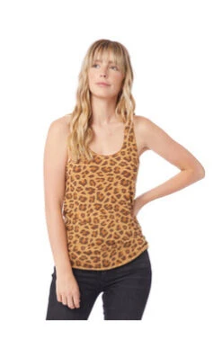 Alternative Apparel Racerback Top Leopard