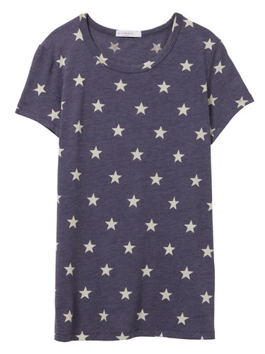 Alternative Apparel Jersey Tee Blue Stars - Image 2