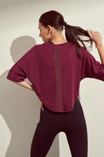 PamMoo Brisk Top Burgundy - Image 2