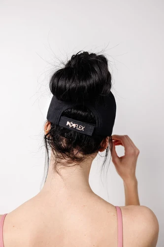Popflex Little Heart High Ponytail Cap Black - Image 3
