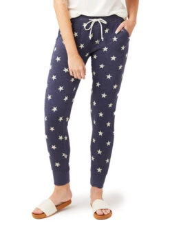 Alternative Apparel Fleece Jogger Blue Stars