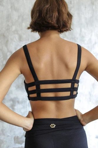 Indigo Luna 'Boxy Crop' Black